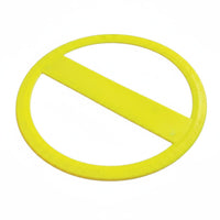 Reusable Frisbee Hoop Hollowcenter Design Flying Hoop Disc Long-Lasting Throw and Retrieve Disc Lightweight for Pets, Kids, Park, Yard