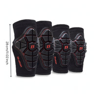 4 Pieces Shielded Gloves Set with Knee and Elbow Pads Knee and Elbow Pads Breathable Gear for Young Children, Skating