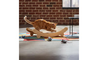 Shed-Non-Shedding Sisal Cat Scratcher Lounge Scratch Resistant Sisal Cat Scratcher Bed Ergonomic Curve Curved Scratching Lounge Long-Lasting & Sturdy