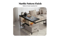 C-Shaped End Table Movable C-Shaped Tray Table Space-Saving Home Furnishing for Apartment Dwellers, Homeowners, Living Room, Bedroom
