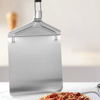 Stainless Steel Effortless Pizza spades Storage Cooking Accessory Wide Surface Kitchen Utensil for Barbecue