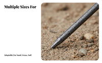 High-Strength Umbrella Ground Anchor Stable Beach Umbrella Sand Anchor Multi-Functional Two-Prong Ground Insert Easy to Install for Street Vendors, Beachgoers, Soil, Campsite, Patio, Garden