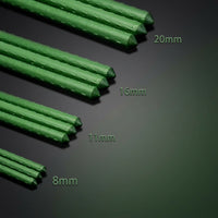 Garden Trellis for Climbing Plants, Heavy Duty Thickened Steel Tube Plant Support, 300cm Long Garden Stakes, Coated Steel Cucumber Plant Sticks