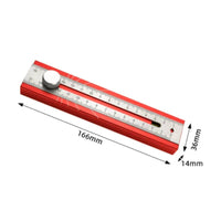 Folding Multifunction Ruler Metal Body Multi-Angle Level Ruler Sturdy