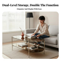 2-Tier Rolling Table on casters Nightstand Mobile Design Space-Saving for Students, Bedroom, Kitchen