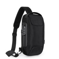 Men's Anti-theft Shoulder Crossbody Bag with USB Port