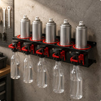 Spray Bottle Holder Rack Slanted Front Spray Bottle Rack Rustproof