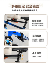 山地车自行公路弯梁单车前置儿童安全折叠座椅婴宝儿小孩带娃坐垫