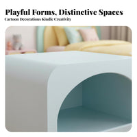 interlocking Storage Cube Opendesign Shelf Nightstand adaptable for Children, Renters