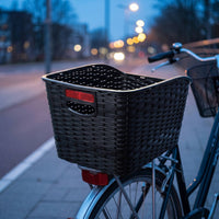 Rear Bike Basket Thickened Rear Bike Basket Rigid for Students, Daily Commute