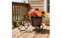 Tricycle Planter Rustic Flower Pot Whimsical for Patio, Courtyard
