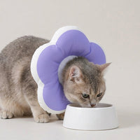 Soft Pet Cone with Adjustable Strap, Cushioned Padded Dog Cone and Cat Cone for Dog Recovery, Stop Licking and Anti Bite Pet Grooming Protection