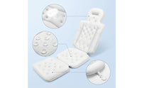 Full Body Bath Pillow Contoured Bathtub Cushion with Hook Bath Mattress Breathable Bathtub Pillow Quilted for Adults, Home Spa