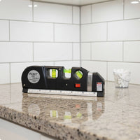 Multifunction Level Ruler Handheld Level Ruler White Measuring Scale