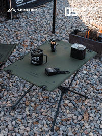 Lightweight Folding Camping Table with Aluminum Frame and Thick Oxford Cloth