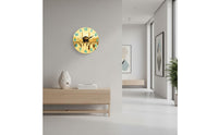 Non-Ticking Silent Round Wall Clock Quartz Movement Frameless Wall Clock Modern Design Home Decor Easy to Install for Muslims, Bedroom, Living Room, Office