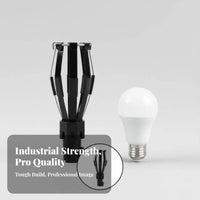 High Ceiling Light Bulb Changer Household and Industrial Use Extension Pole Bulb Changer Adjustable Length for Vaulted Ceilings, Factories, Warehouses