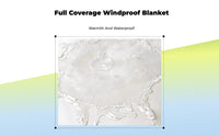 Waterproof winter poncho