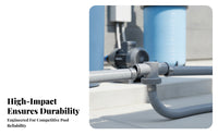 90-Degree Branch Connector with Gasket | Black Sealing Rings, PPC-TypeJoint, for Plumbing