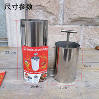越南不锈钢肉饼模具牛肉饼凉菜模具饭团汉堡火腿扎肉创意菜圆工具