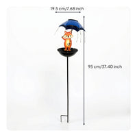 Solar Garden Stake with Umbrella Outdoor Solar Garden Stake Light for Flower Bed