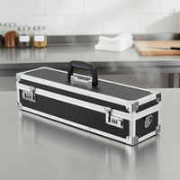 Aluminum Box Lockable Chef Storage Box Safeguarding for Outings, Chefs