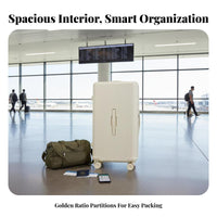 Ridged Hard-Shell Airline Approved Hardside Carry-on for Airport