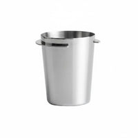 Industrial Collector Stainless Steel Coffee Dosing Cup Espresso Grounds Catcher Custom Portafilter Rim Durable Construction Accessory Suitable for Barista Home Cafes