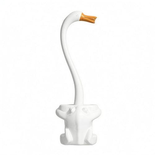 Creature Shaped Toilet Brush Space Saving Wall Mounted Toilet Brush