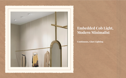 Adjustable COB LED recessed light