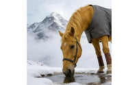Winter Horse Blanket Thick Insulated Horse Turnout Blanket Cold Weather Protection Animal Gear for Equestrians, Stable