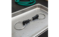 Rubber O-Loop Bit Gentle Mouth Feel-Loop Bit Construction Equine Rubber Snaffle for Training