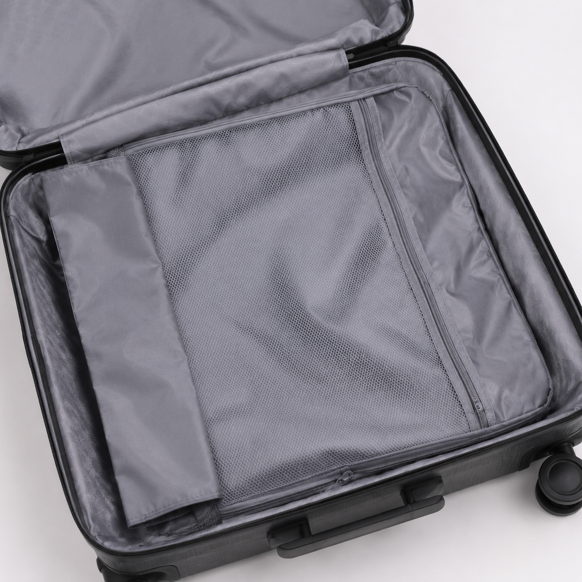 210D Oxford Luggage Lining Fabric, Polyester Bag Making Fabric, Robust Backpack Interior Material, Grey/Black