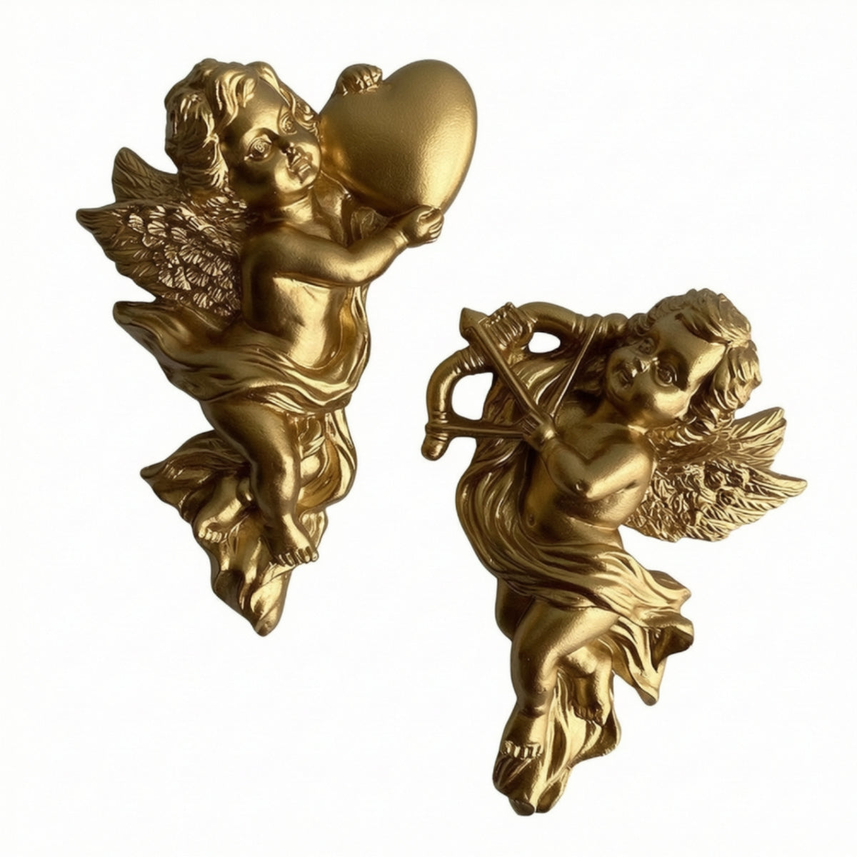 Winged Angel Wall Sculpture  Decor  Ornaments for Gallery , Entryways