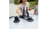 Metal Construction Roof Suction Rack Vacuum Mount Balance Bike Holder Sturdy Scooter Carrier