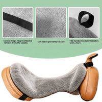 Equestrian Fleece Saddle Pad with Shock Absorption