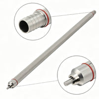 Stainless Steel Bottle Filler Metal Fittings Beer Bottle Filler Sealing Rings Beer Bottling Tube