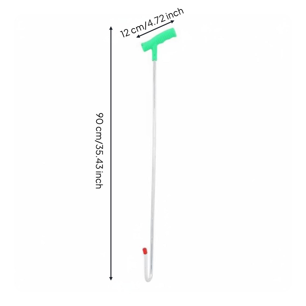 Sheep Leg Hook Long Reach Sheep Catching Hook Thickened Steel Animal Handling Tool for Farmers, Farm