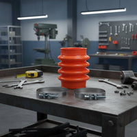 Bellows Sleeve with Clamps Shielded Corrugated Dust Sleeve Debris Protection Vehicle Parts for Maintenance, Repair