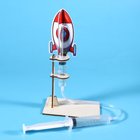 小学生创意科技发明小制作空气火箭发射器手工diy玩具科学小实验