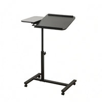 Mobile Bedside Desk Space Saving Height Adjustable Desk Sturdy Foldable Laptop Table for Sofa Side