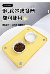 宠物餐盘猫咪自动喂食器盘大口径狗猫碗餐垫支架增高架护颈防漏食