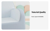 Upholstered Baby Sofa Long-Lasting Upholstered child's Seat for Boys, Girls