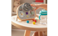 Wooden Steering Wheel Toy Child-Centered Influenced Car Dashboard Busy Board Fine Motor Skills Development Pushchair Steering Wheel Toy