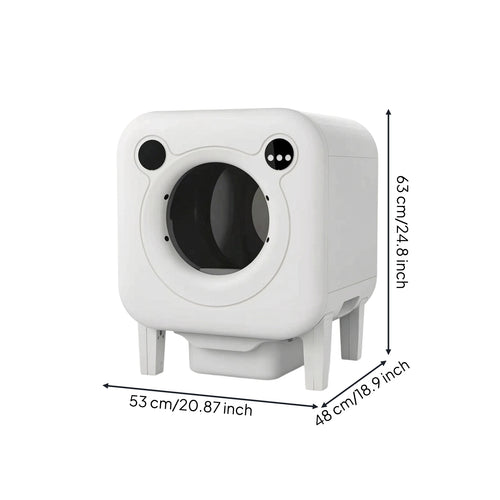 Self-Cleaning Cat Litter Box Handshands-off Automatic Cat Litter Box Pet Supply Odor-Control Clumping-Compatible
