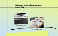 Jumbo Gaming Desk Mat, Non-Slip Rubber, Thick Large Mousepad