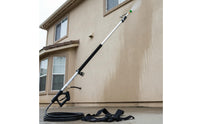 Telescoping Pressure Washer Wand No Ladder Needed Pressure Washer Extension Wand Rust-Resistant Brush Head Included for Garden