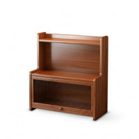 Countertop Cabinet with Flip-up Door Multi-Purpose for Bathroom Counter