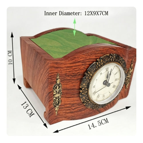 Vintage Table Timepiece Planter Multi-Use Vintage Timepiece Planter Long-Lasting