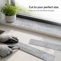 Self-Adhesive Wood Grain Baseboard Wall Trim - Waterproof & Thickened Skirting Board for Wall Decor